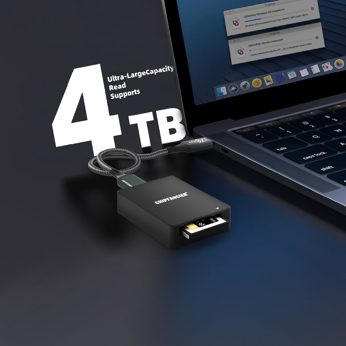 CFexpress Type B Card Reader with USB 3.2(Gen 2) 10Gbps