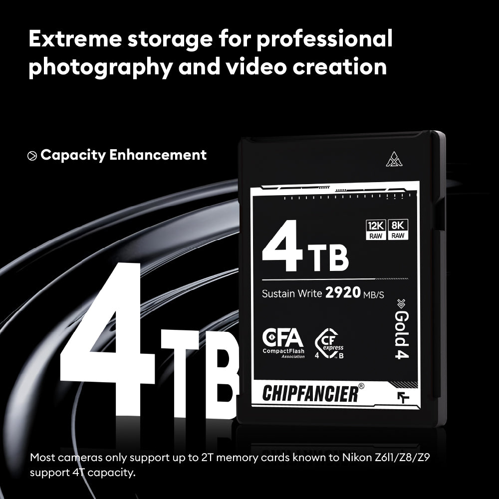 CHIPFANCIER CFexpress Type B 4.0 Memory Card VPG400