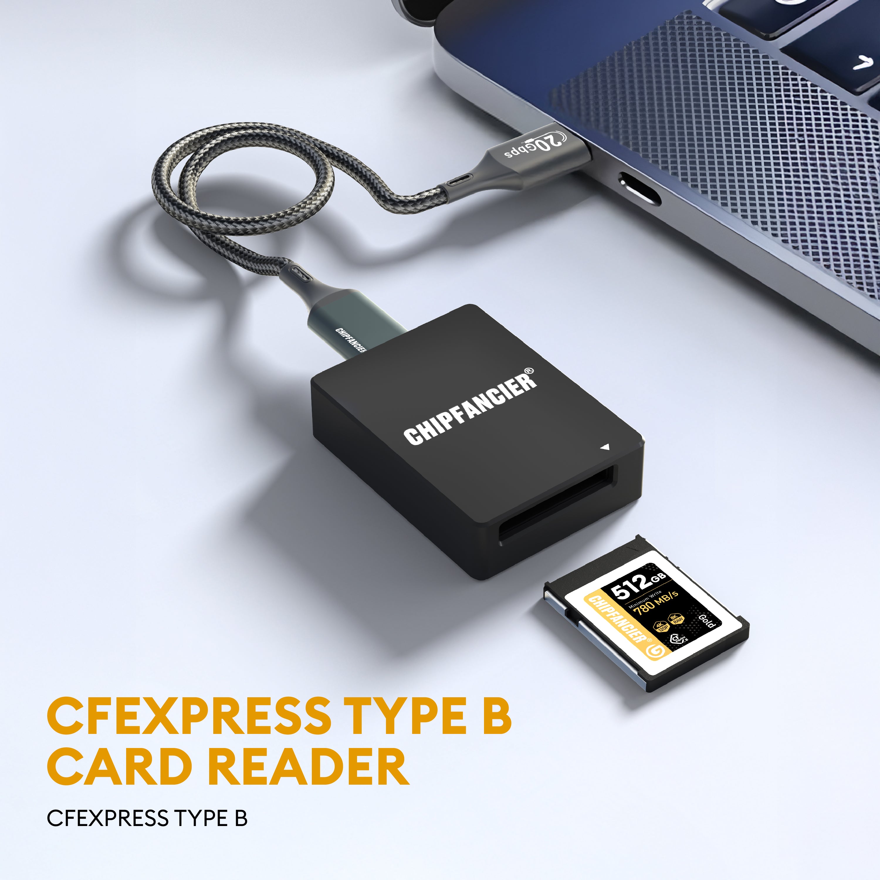CFexpress Type B Card Reader with USB 3.2(Gen 2) 10Gbps