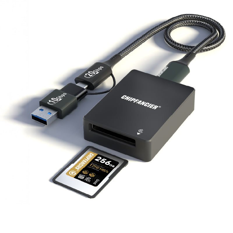 CFexpress Type A Card Reader with USB 3.2(Gen 2) 10Gbps