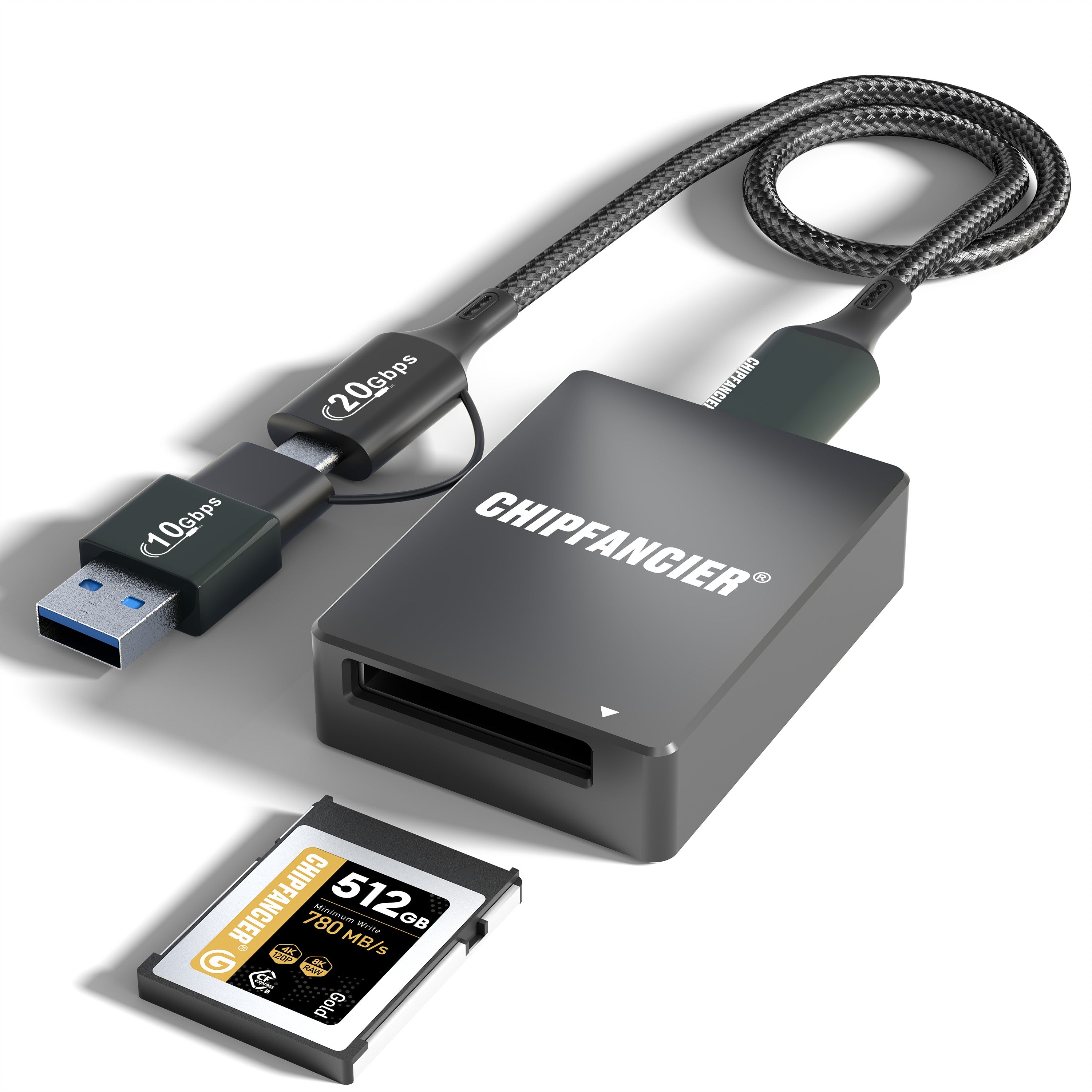 CFexpress Type B Card Reader with USB 3.2(Gen 2) 10Gbps